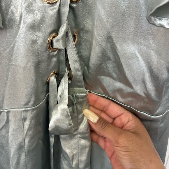 Ivy City Co Silver Maxi Dress - Picture 6 of 7